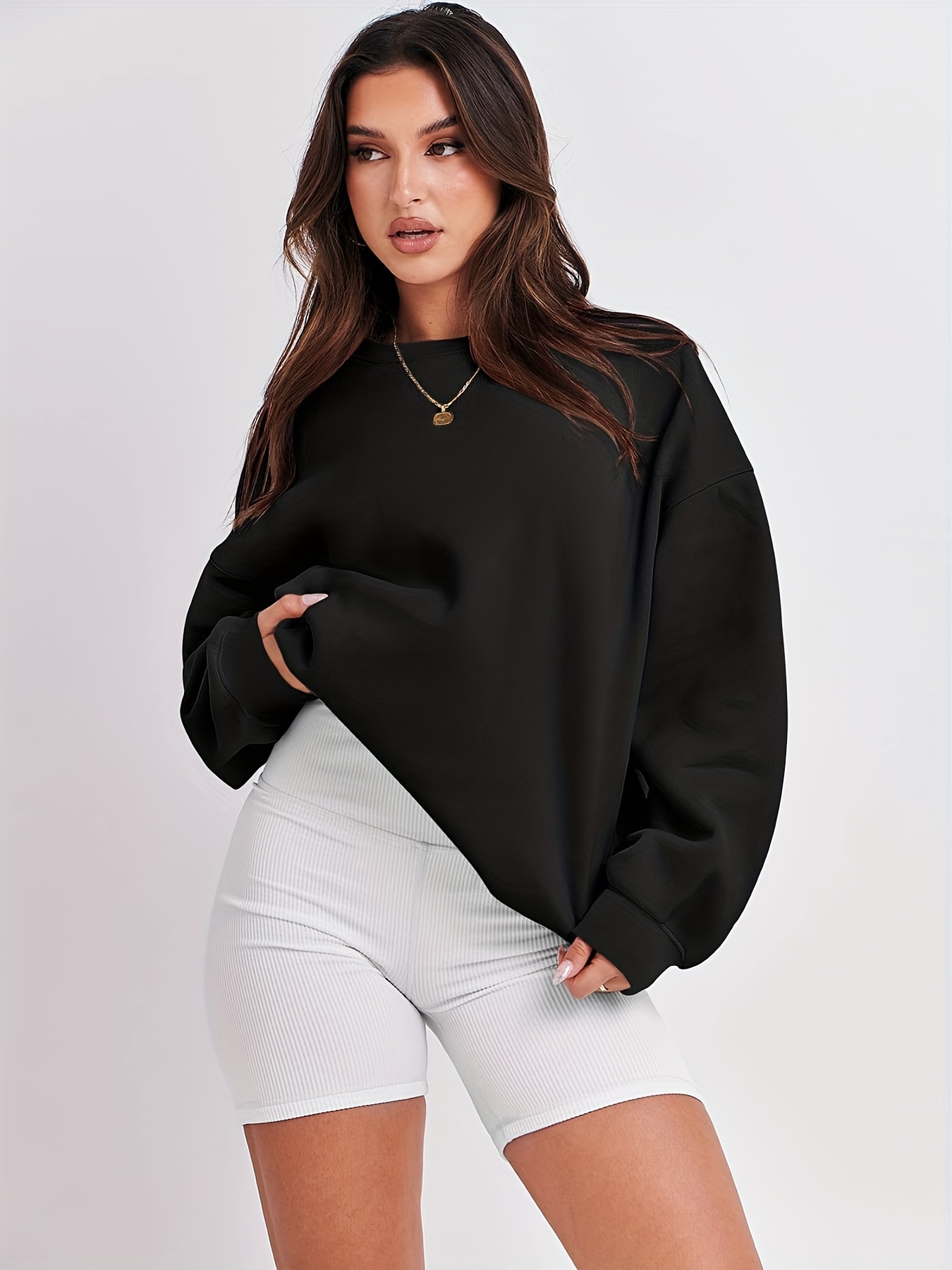 Hoodie Women Oversized - 플러스 사이즈 여성용 오버사이즈 후드티 -