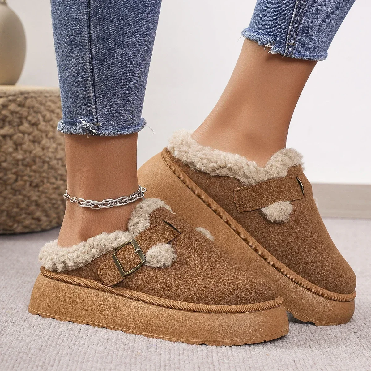 Women'S Fashion Ugg Boots - 겨울용 고급 여성용 보켄 슈즈, 부드러운