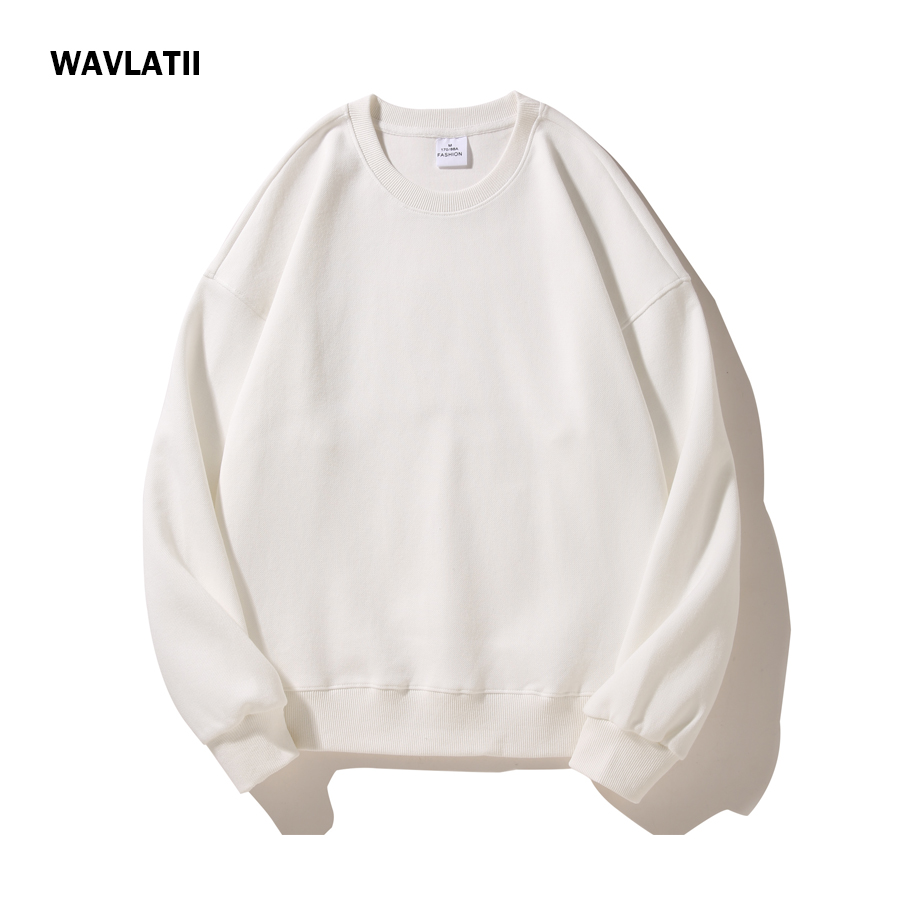 Hoodie Women Oversized - WAVLATII 여성용 새로운 오버 사이즈 스웨트