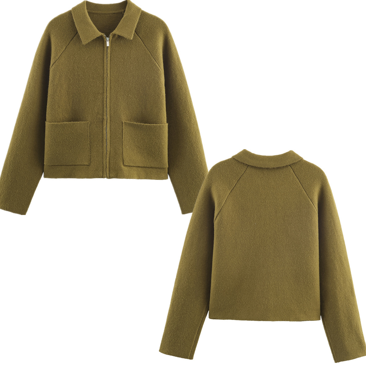 Women'S Fashion Bomber Jacket - Maxdutti 여성용 봄버 재킷 여성 의류