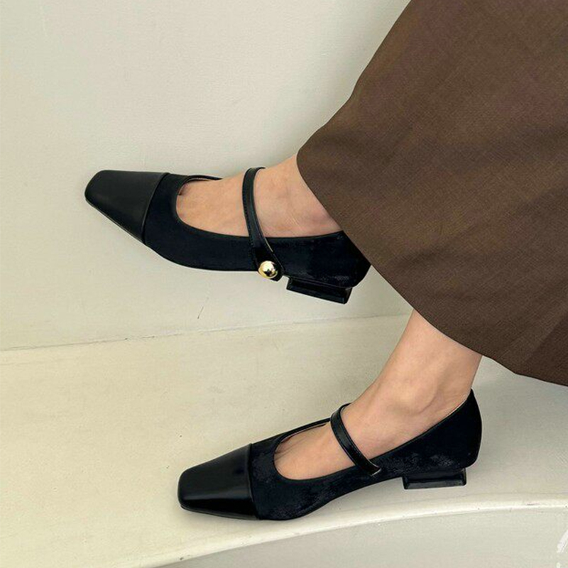여성용 메리 제인 슈즈, 우아한 청키 슈즈, 디자이너  - Women Fashion Designers 리뷰 및 가격
