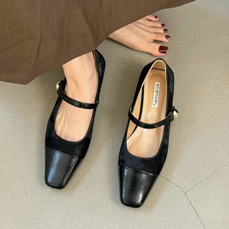 여성용 메리 제인 슈즈, 우아한 청키 슈즈, 디자이너  - Women Fashion Designers 리뷰 및 가격