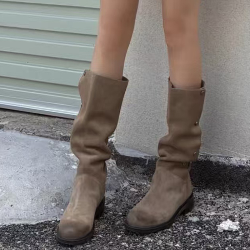 패션 힐 여성용 하이 부츠 캐주얼 스웨이드 스노우 부츠 - Women'S Fashion Boots 2025 리뷰 및 가격