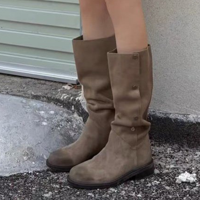 패션 힐 여성용 하이 부츠 캐주얼 스웨이드 스노우 부츠 - Women'S Fashion Boots 2025 리뷰 및 가격