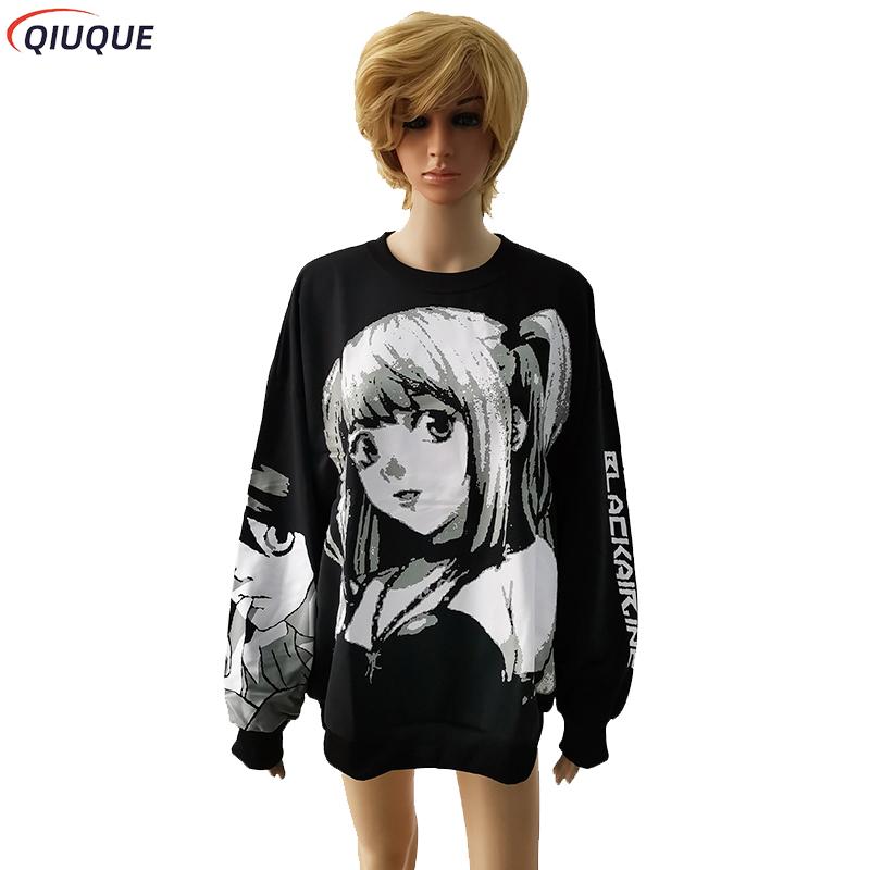 애니메이션 데스노트 미사 아마네 후디 소녀 하라주쿠 코 - Hoodie Women Oversized 리뷰 및 가격