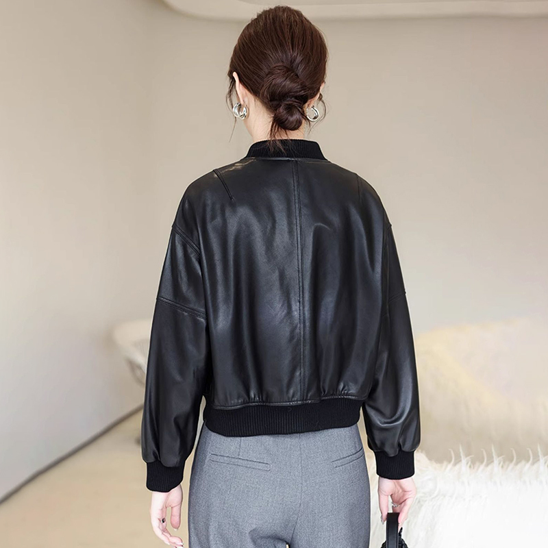 미국 레트로 스타일 인조 가죽 재킷 여성 봄 가을 패션 - Women'S Fashion Bomber Jacket 리뷰 및 가격