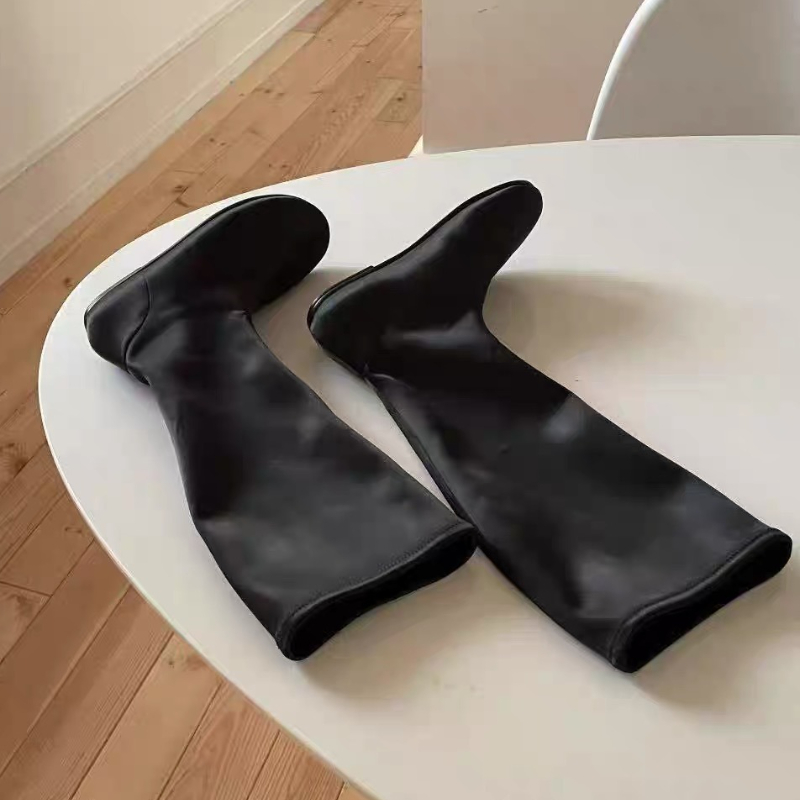 2025년 신상 여성 하이 부츠 플랫 가죽 신발 패션  - Women'S Fashion Boots 2025 리뷰 및 가격