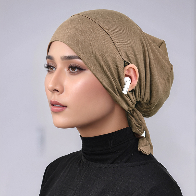 귀 구멍이 있는 조절식 모달 언더 캡, 히잡 캡, 단색 - Women'S Fashion Visor 리뷰 및 가격