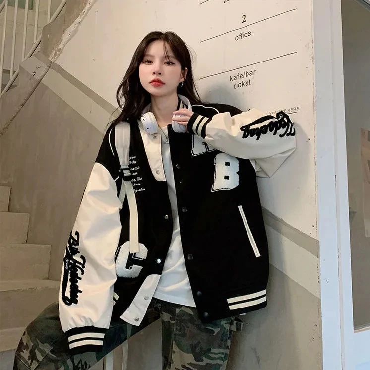 Y2k Lamb Wool Bomber Jacket 여성 - Women'S Fashion Bomber Jacket 리뷰 및 가격