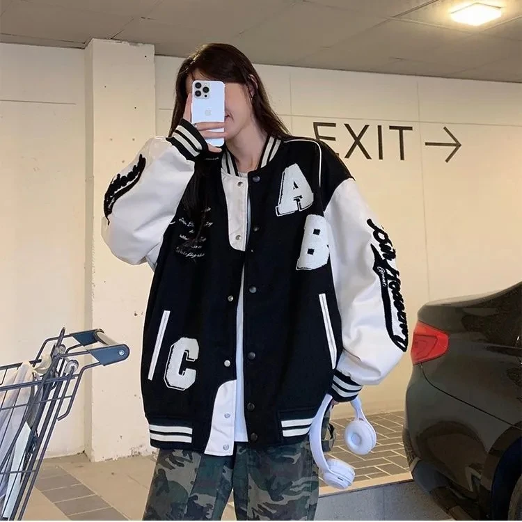 Y2k Lamb Wool Bomber Jacket 여성 - Women'S Fashion Bomber Jacket 리뷰 및 가격