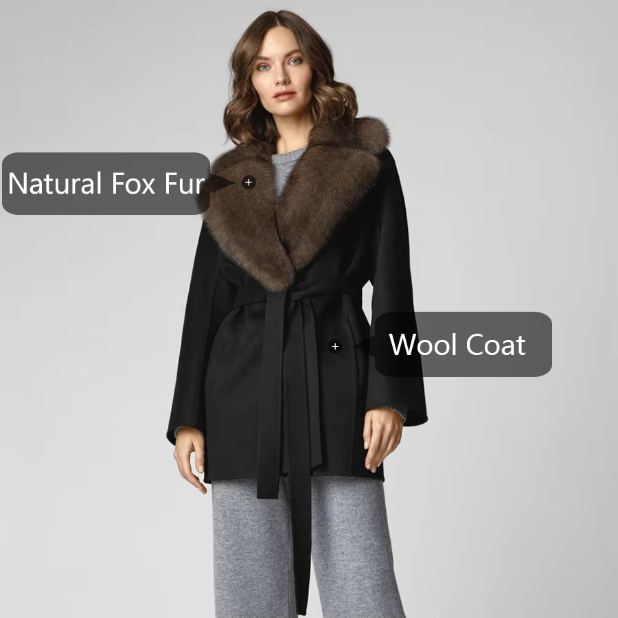 내추럴 섹션 폭스 퍼 코트, 턴다운 칼라, 남성용 크롭 - Women'S Fashion Bomber Jacket 리뷰 및 가격