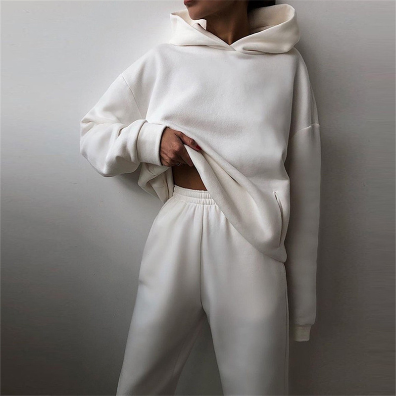 여성용 대형 운동복 세트 따뜻한 가을 패션 까마귀 스웨 - Hoodie Women Oversized 리뷰 및 가격